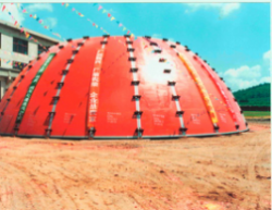 Pre-assembly of Spherical Shell Plate in Manufacturing Site