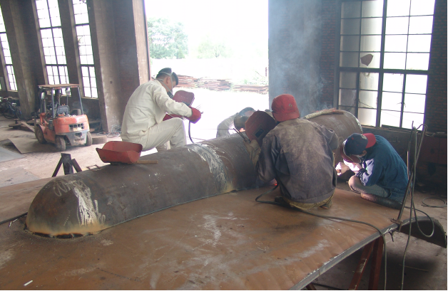 Welding of Pillar and Spherical Shell Plate